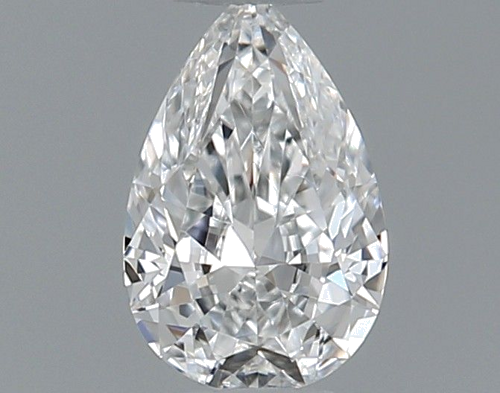 0.3 carat E-VVS2 Natūralus Pear Deimantas (1)