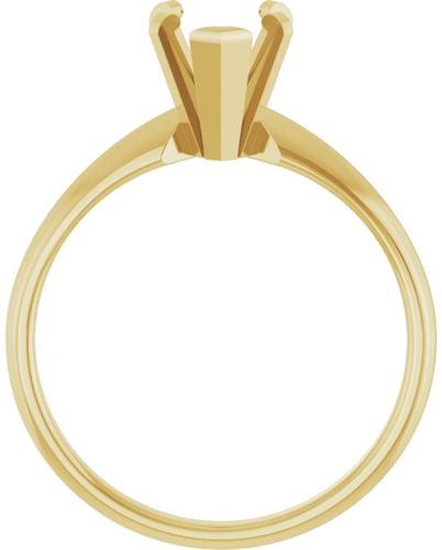 Sužadėtuvių Žiedas „Solitaire“ 585 Geltonojo Aukso Heart Shape 5.5mm (2)