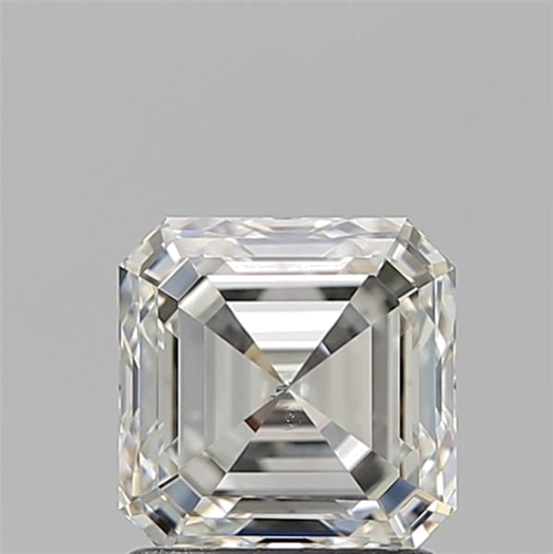 1.51 carat I-SI1 Natūralus Asscher Deimantas (1)
