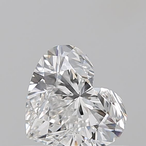 0.53 carat E-VS1 Natūralus Heart Deimantas (1)