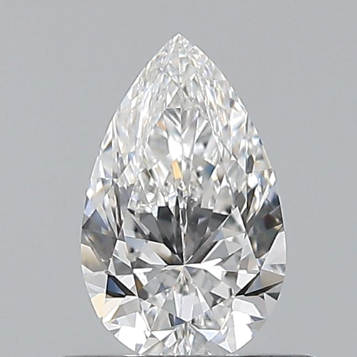 0.5 carat E-VVS2 Natūralus Pear Deimantas (1)