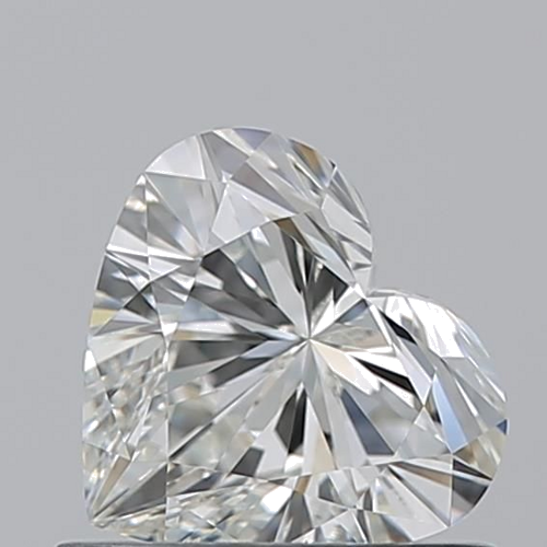 0.73 carat I-VVS2 Natūralus Heart Deimantas (1)