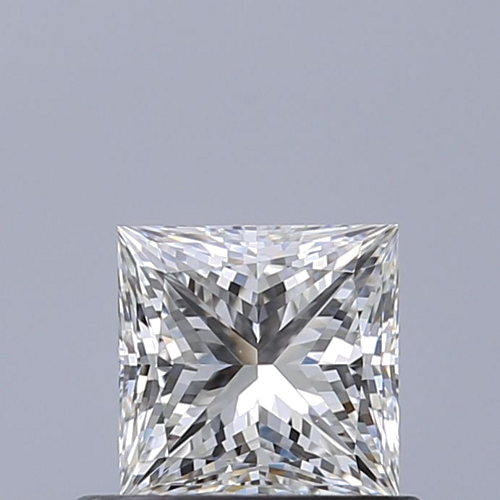 0.62 carat F-VVS1 Natūralus Princess Deimantas (1)