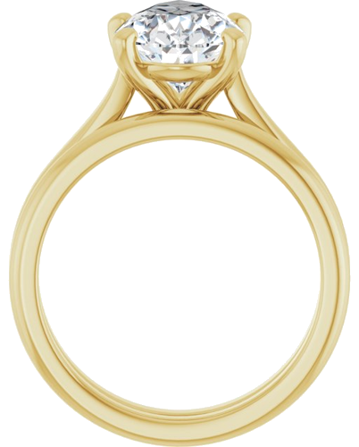 Sužadėtuvių Žiedas 14k yellow gold Pear 13mm x 8mm (7)