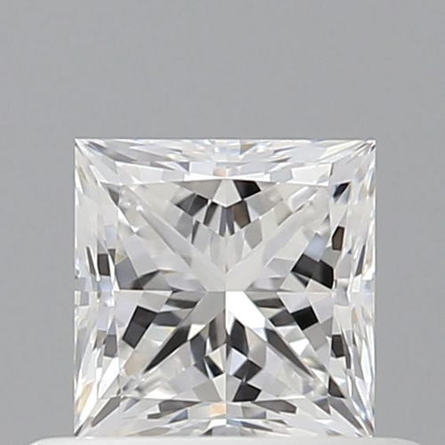 0.5 carat E-IF Natūralus Princess Deimantas (1)