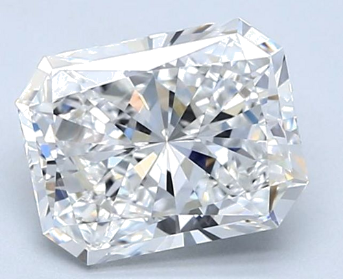 2.01 carat F-VS2 Natūralus Radiant Deimantas (1)