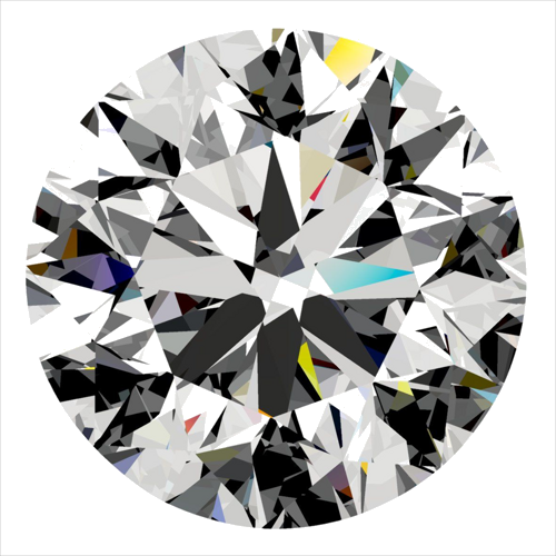 0.3 carat H-VS1 GD cut Natūralus Round Deimantas (1)
