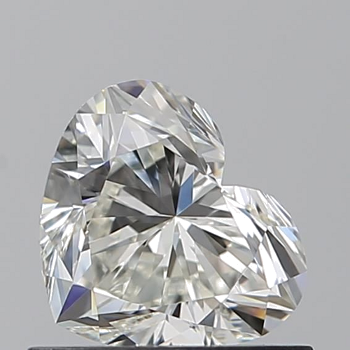 0.7 carat J-VVS2 Natūralus Heart Deimantas (1)