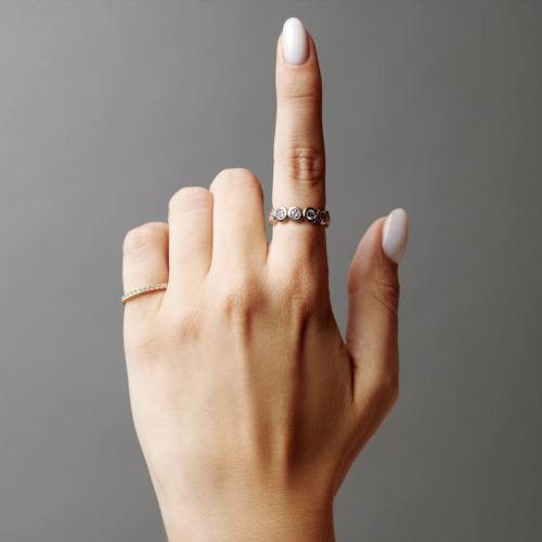 Золотое кольцо с бриллиантами CIRCLE OF LIFE (3)