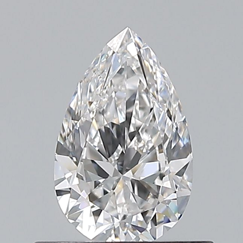 0.53 carat E-VVS2 Natūralus Pear Deimantas (1)