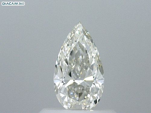 0.55 carat G-VVS1 Natūralus Pear Deimantas (1)
