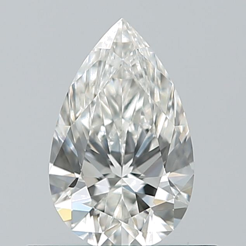 0.51 carat H-VS1 Natūralus Pear Deimantas (1)