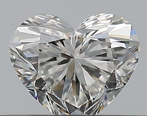 0.31 carat F-VVS2 Natūralus Heart Deimantas (1)