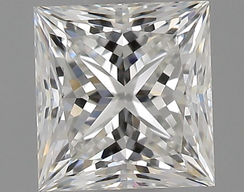 0.9 carat G-SI1 Natūralus Princess Deimantas (1)