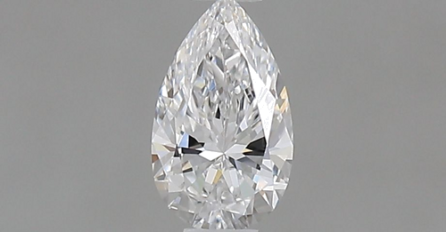 0.32 carat D-VS1 Natūralus Pear Deimantas (1)