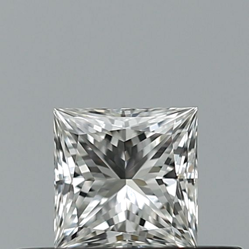 0.32 carat F-VVS2 Natūralus Princess Deimantas (1)
