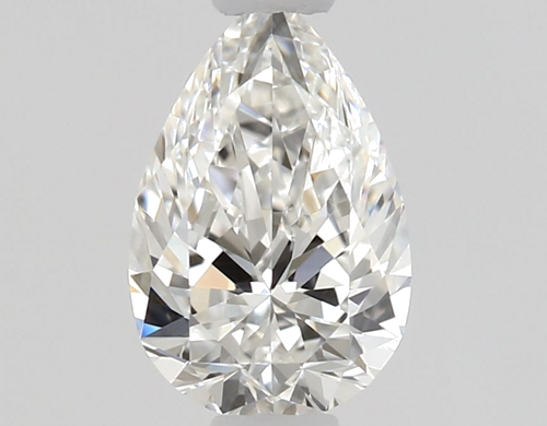 0.52 carat F-IF Natūralus Pear Deimantas (1)