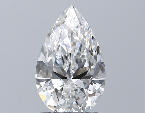 1.7 carat E-VS1 Natūralus Pear Deimantas (1)