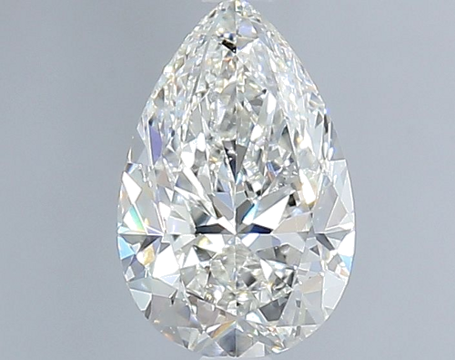 1.0 carat G-SI1 Natūralus Pear Deimantas (1)