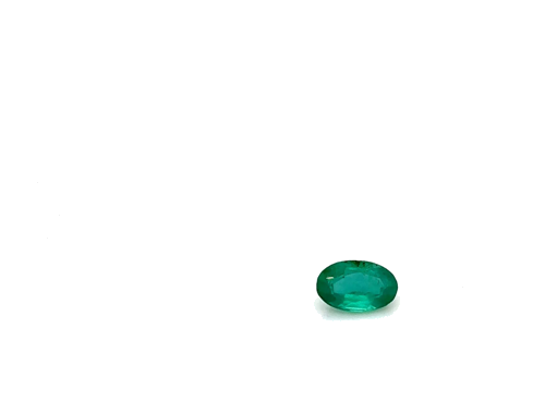 0.37 carat GREEN Oval Smaragdas (1)