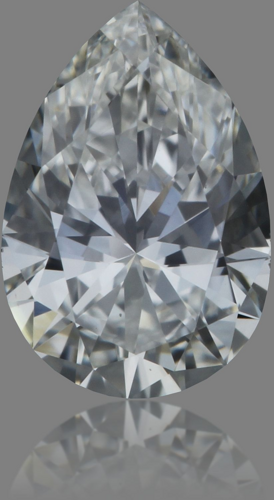 0.31 carat F-VVS1 Natūralus Pear Deimantas (1)