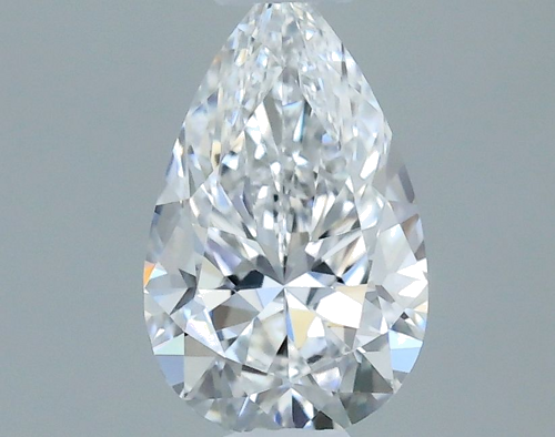 0.3 carat D-VS1 Natūralus Pear Deimantas (1)