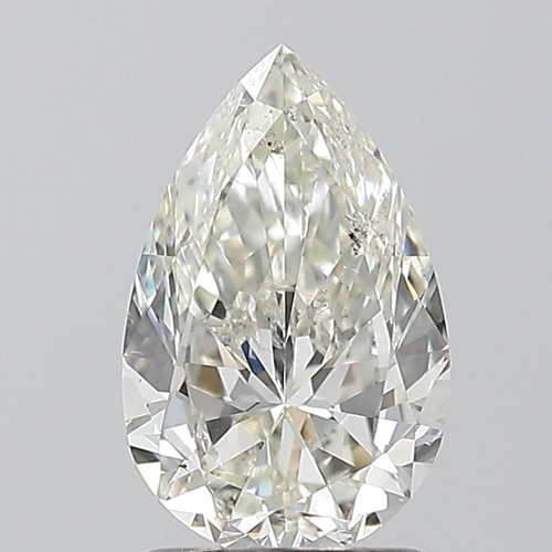 1.5 carat J-SI2 Natūralus Pear Deimantas (1)