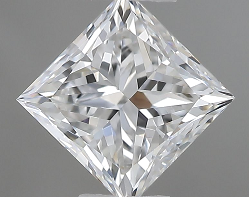 0.52 carat F-VVS1 Natūralus Princess Deimantas (1)