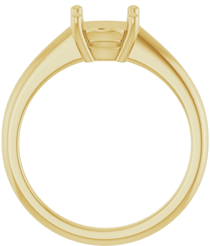 Sužadėtuvių Žiedas „Solitaire“ 14k yellow gold Round 7.4mm (2)