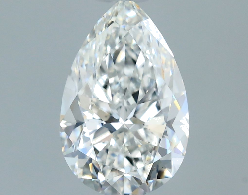 0.7 carat F-VS2 Natūralus Pear Deimantas (1)