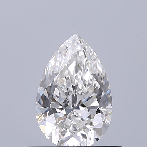 0.51 carat E-VVS2 Natūralus Pear Deimantas (1)