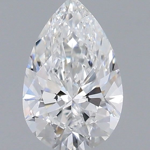 0.5 carat E-VS1 Natūralus Pear Deimantas (1)