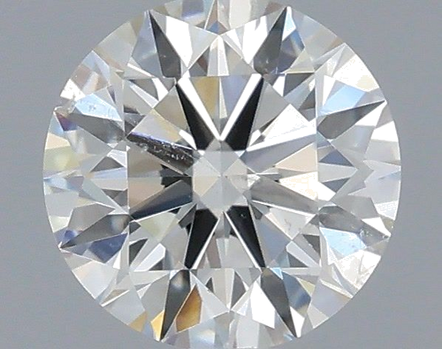 0.68 carat G-SI2 Excellent cut Natūralus Round Deimantas (1)