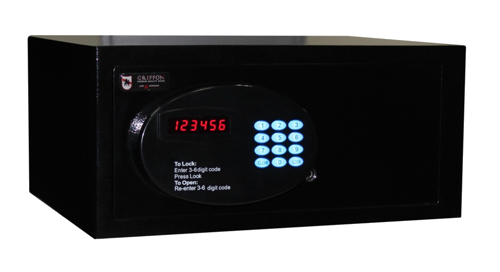Гостиничный сейф Griffon SH.20.K.E (19 кг) (2)