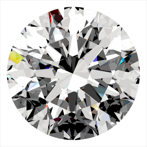 0.32 carat F-VVS1 Excellent cut Natūralus Round Deimantas (1)