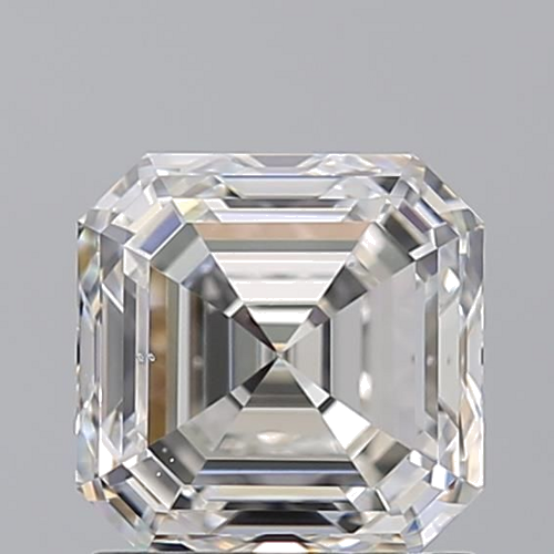 1.5 carat H-SI1 Natūralus Asscher Deimantas (1)