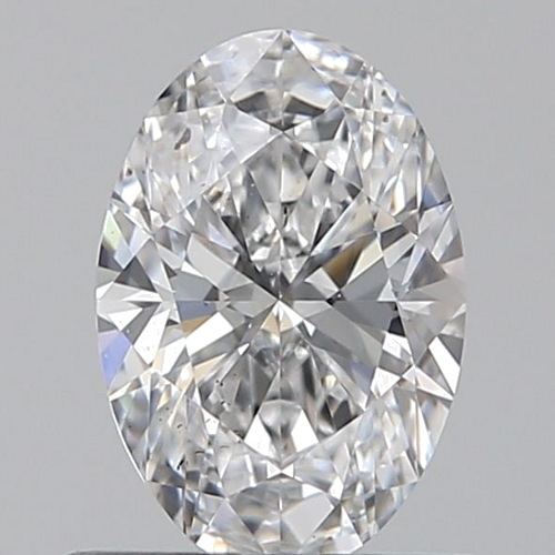 0.6 carat D-SI1 Natūralus Oval Deimantas (1)