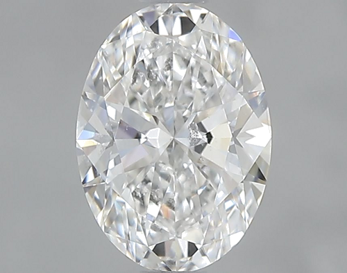 1.01 carat F-SI2 Natūralus Oval Deimantas (1)