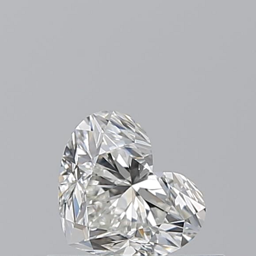 0.5 carat H-VVS2 Natūralus Heart Deimantas (1)