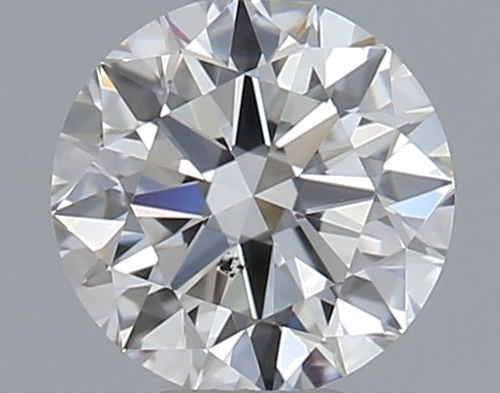 0.53 carat F-SI1 Excellent cut Natūralus Round Deimantas (1)
