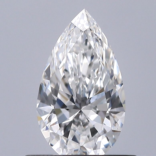 0.5 carat E-VVS1 Natūralus Pear Deimantas (1)