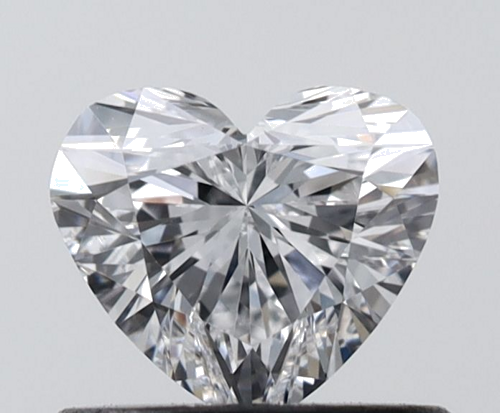 0.5 carat E-VVS2 Natūralus Heart Deimantas (1)