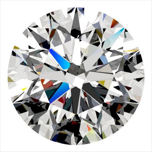 0.3 carat E-VS1 Excellent cut Natūralus Round Deimantas (1)