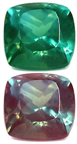 0.6 carat GREEN Cushion Alexandrite (1)
