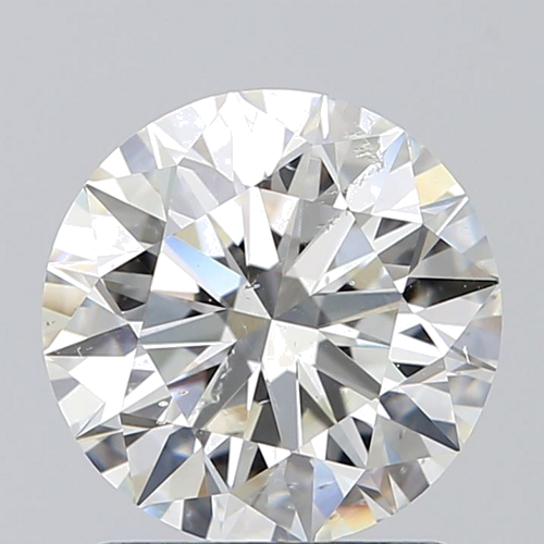 1.51 carat I-SI2 Excellent cut Natūralus Round Deimantas (1)