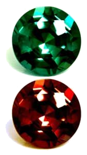 0.38 carat GREEN Round Alexandrite (1)