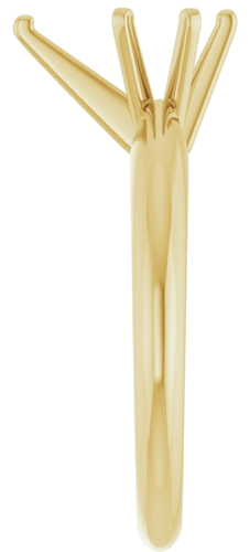 14K Yellow 9x5.5 mm Pear Heavy 6-Prong Engagement Ring Mounting (4)