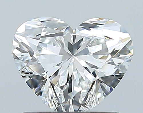 1.0 carat F-SI1 Natūralus Heart Deimantas (1)