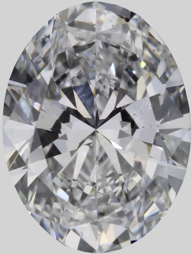 0.41 carat D-SI2 Natūralus Oval Deimantas (1)