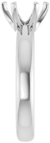 Sužadėtuvių Žiedas „Solitaire“ 585 Baltojo Aukso Round 8mm (4)